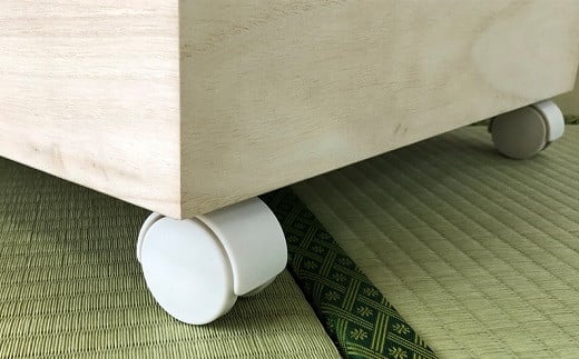 桐たんす 総桐着物収納4段キャスター付 KR-4CM：B690-002