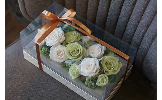 プリザーブドフラワーBOX L：B425-002