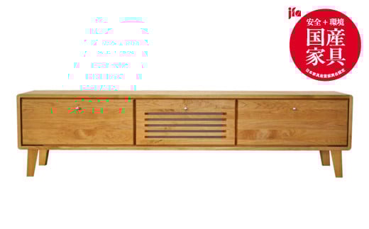 kumukumu180テレビボード　クリア色【諸富家具】：C428-002