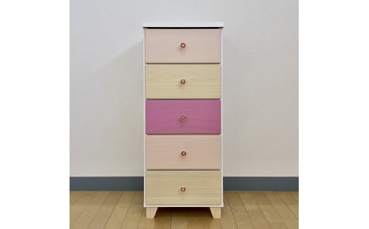 40チェスト5段 スプラウト【諸富家具】：B680-001