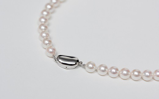 42cm真円系アコヤ真珠ネックレス：C454-001