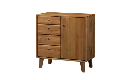 kumukumu80リビングボード　WN色【諸富家具】:C317-002