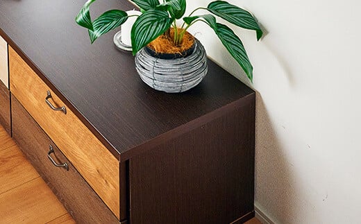 チェスト 120cm幅3段 ルコッタ【諸富家具】：C133-002