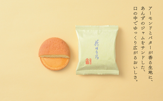 北島の花ぼうろ 14個入 お菓子 お土産 杏ジャム あんず 贈答用 はなぼうろ 菓子 スイーツ 北島 銘菓 焼き菓子 個包装 人気 九州 佐賀県 佐賀市：B140-097