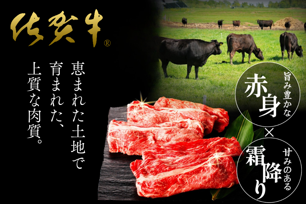 佐賀牛 肩ローススライス 300g：B140-103