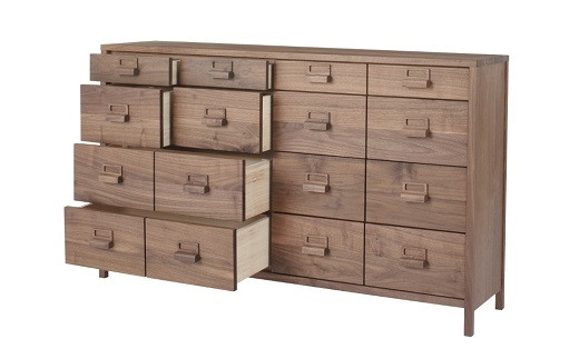 ノステラ140ドロワー WN【諸富家具】：C569-008