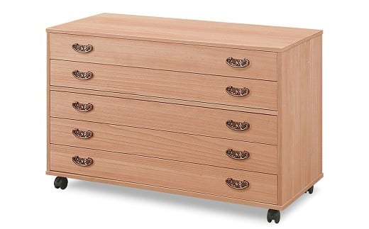 桐たんす 総桐柿渋染めチェスト PA-1005：C149-016