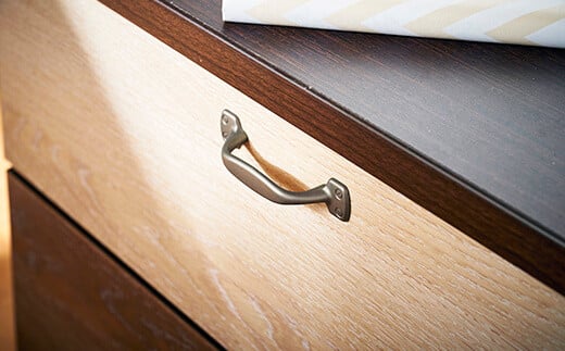 チェスト 120cm幅2段 ルコッタ【諸富家具】：B920-004