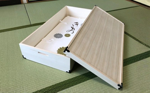 桐たんす 着物収納の定番 総桐衣装ケース1段：B545-002