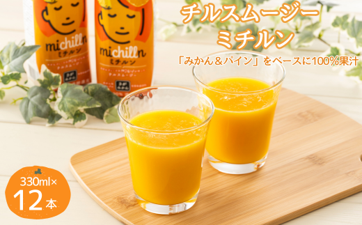 チルスムージー  ミチルン  330ml×12本：B110-050