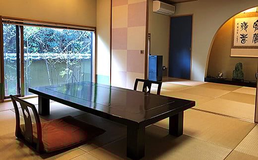 お宿夢千鳥ペア宿泊券【離れ】：C150-047