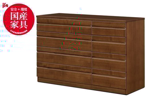 ノーツ 120-4段チェスト ビンテージブラウン色【諸富家具】：C327-003