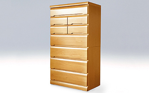 80HC無垢材使用チェスト蓮（NA）【諸富家具】：C176-005