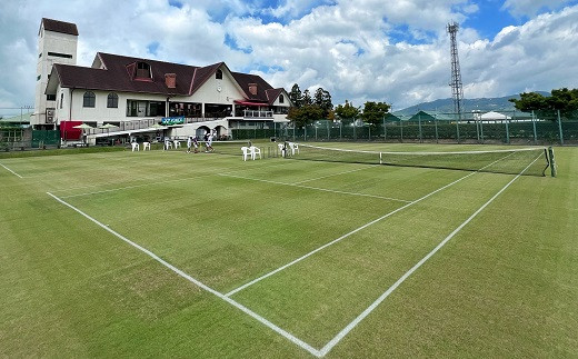 日本最高のグラスコート専有チケット（1面）：C367-003