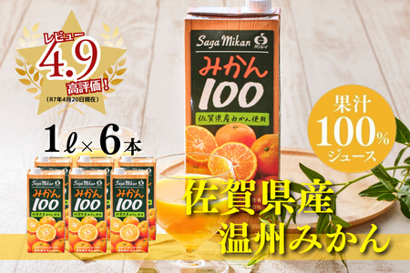 さがみかん100 1L×6本：B110-051