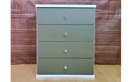 60チェストキャンディ4段（全6色）【諸富家具】：B740-006