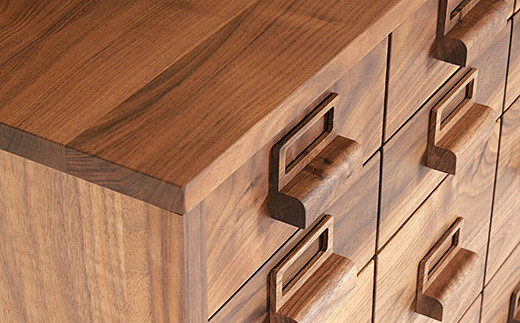 ノステラ140ドロワー WN【諸富家具】：C569-008