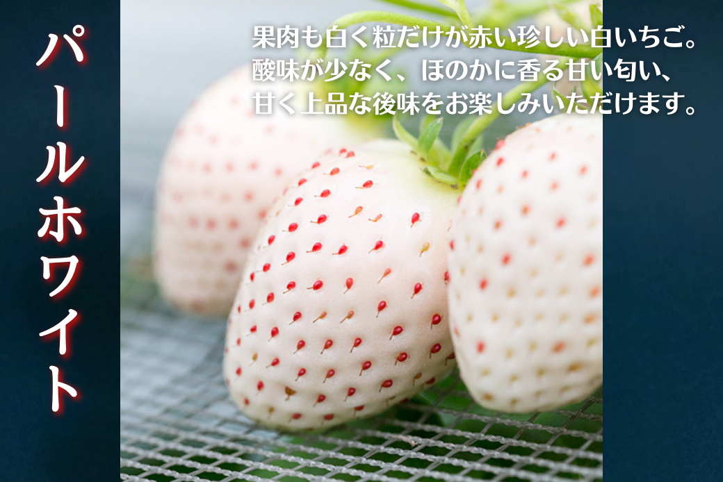 佐賀県産いちご さがほのか＆パールホワイト 紅白セット：B140-008