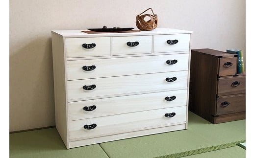 桐たんす 総桐衣裳チェスト HT-100幅5段C：C167-002