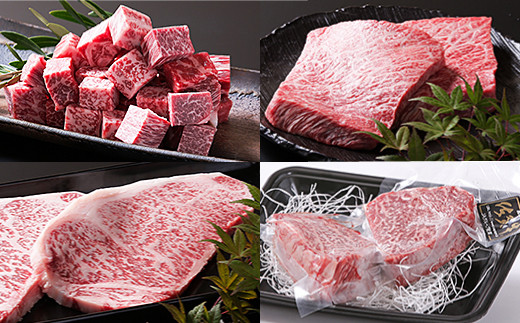 【全4回定期便】佐賀牛ステーキ1.4kgコース：C111-004