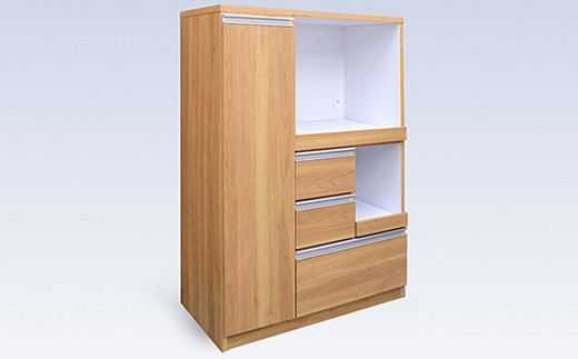 90レンジ台 クオーネ（NA）【諸富家具】：C139-004