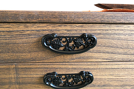 桐たんす 時代仕上げ総桐タンス 5段：C146-010