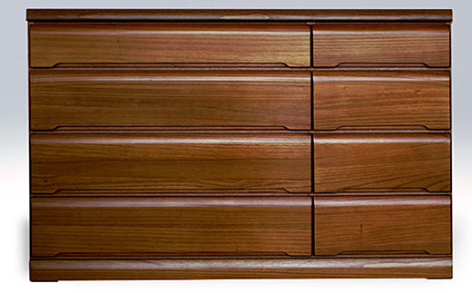 150LC無垢材使用チェスト蓮（BR）【諸富家具】：C193-003