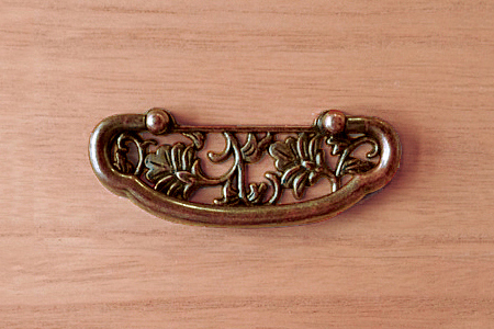 桐たんす 柿渋染め総桐タンス 4段：C167-004