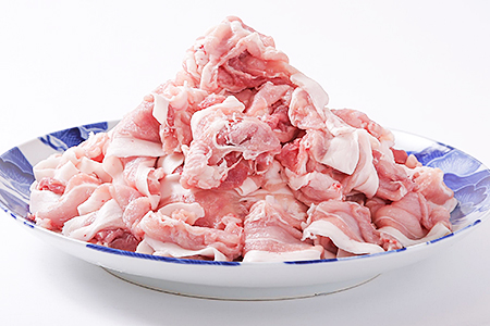 肥前さくらポーク ももスライス 2kg（500g×4）：B150-004