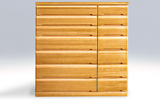 150HC無垢材使用チェスト蓮（NA）【諸富家具】：C285-005