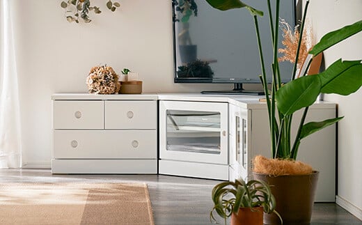 コーナーテレビボードセット フェアリー【諸富家具】：C261-004