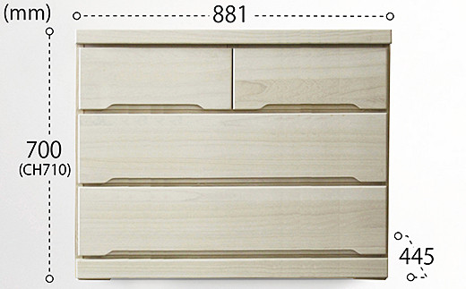 90-3LC収納家具（白）【諸富家具】：C113-014