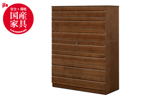 ノーツ 100-7段チェスト ビンテージブラウン色【諸富家具】：C368-003