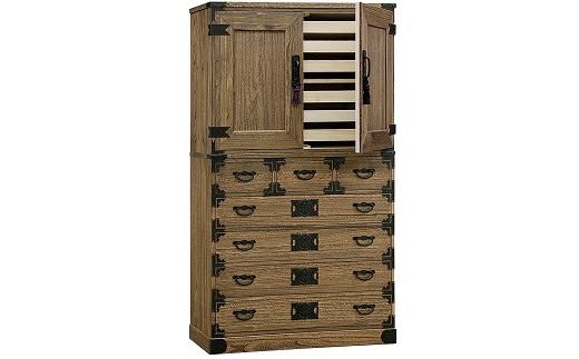 桐たんす 民芸タンス 牡丹衣装：C654-001