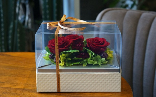 プリザーブドフラワーBOX M：B230-008