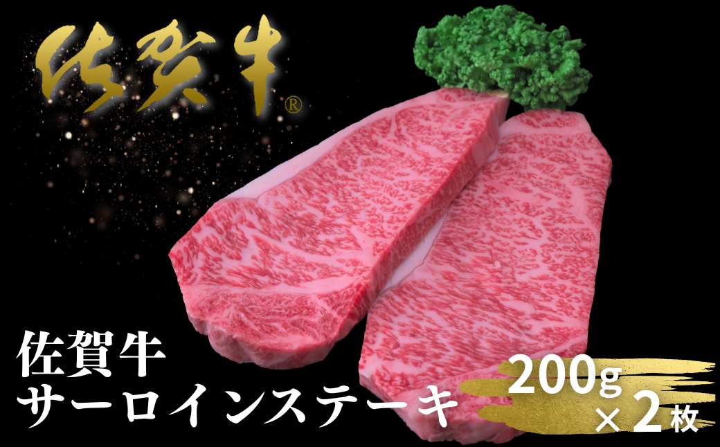 佐賀牛サーロインステーキ 200g×2枚：B230-023