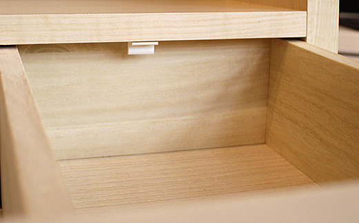 60書棚NA 無垢材を使用したチェスト【諸富家具】：C122-005