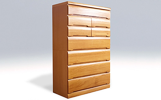 100HC無垢材使用チェスト蓮（NA）【諸富家具】：C193-004