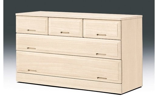 桐たんす 総桐クローゼット収納100幅3段 KC-100：C145-004