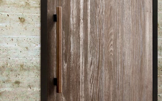 木製（ウォールナット材）取っ手　長60cm：B385-002