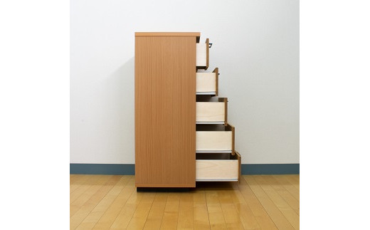 45チェスト5段 オルガ【諸富家具】：B790-004