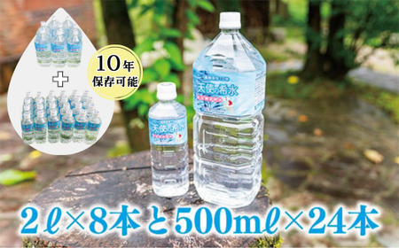 『天使の希水』親子セット（2L+500ml 1ケースずつ）：B295-005