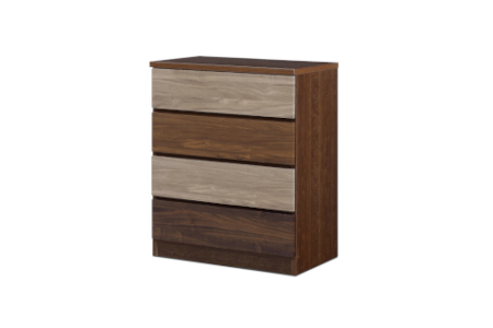 スリムチェスト ワルツ 幅70-4段 隙間収納【諸富家具】：C124-006