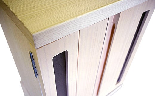 メモリアルボックス虹M（4枚戸）【諸富家具】：B550-001