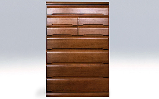 100HC無垢材使用チェスト蓮（BR）【諸富家具】：C193-002