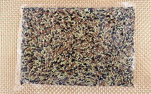 佐賀県産古代米3色MIX 2.4kg：B190-008