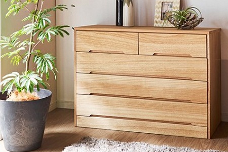 桐たんす 総桐タンス ヤマブキ4段NA：C167-006