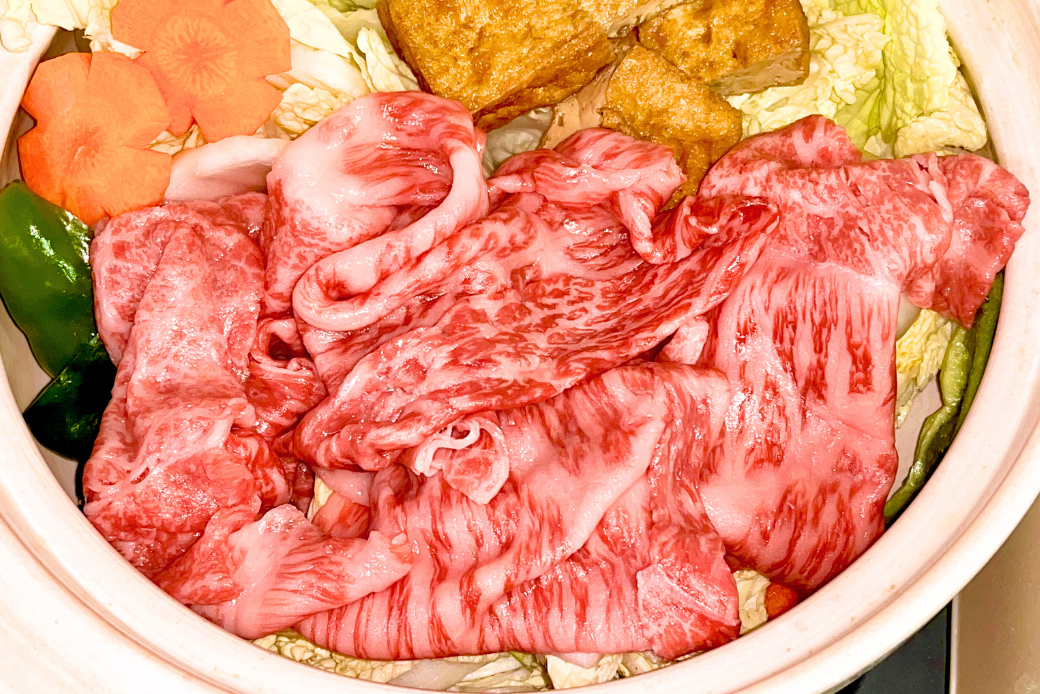 佐賀牛（プレミアム）肩／モモ スライス 500g：B200-077