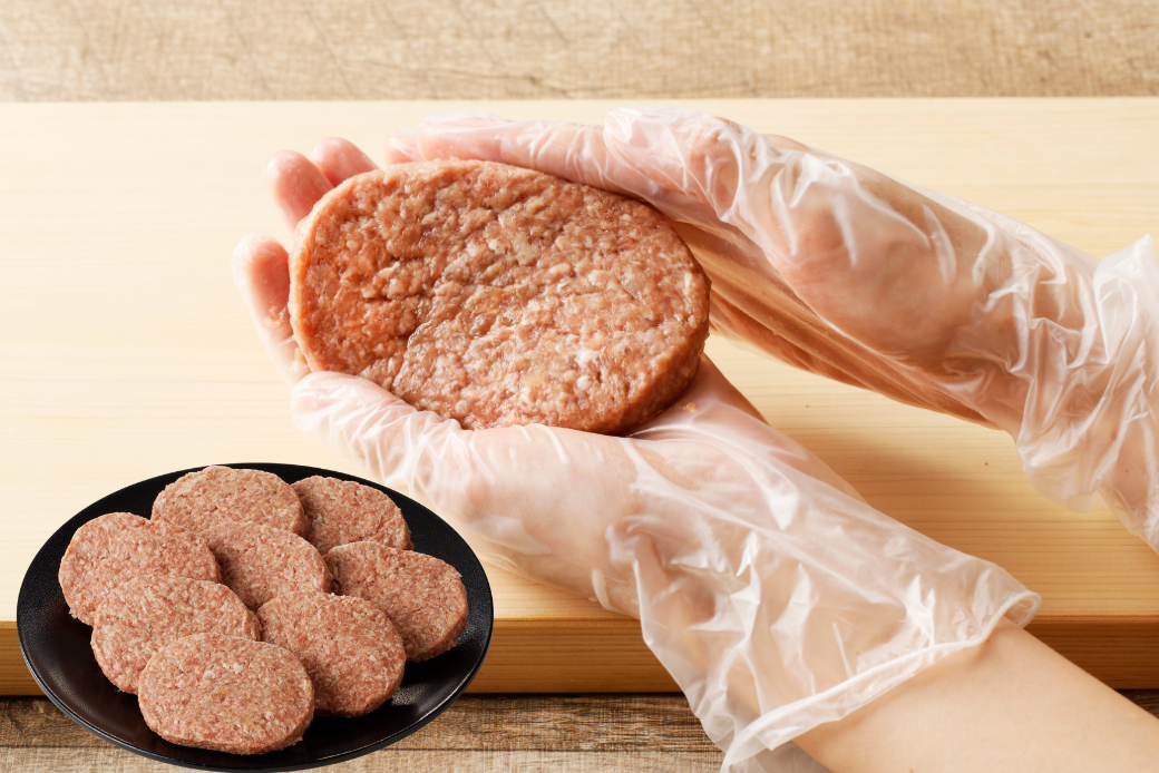 佐賀牛仕込みハンバーグ 8個：B130-048