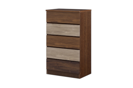 スリムチェスト ワルツ 幅60-5段 隙間収納【諸富家具】：C132-013